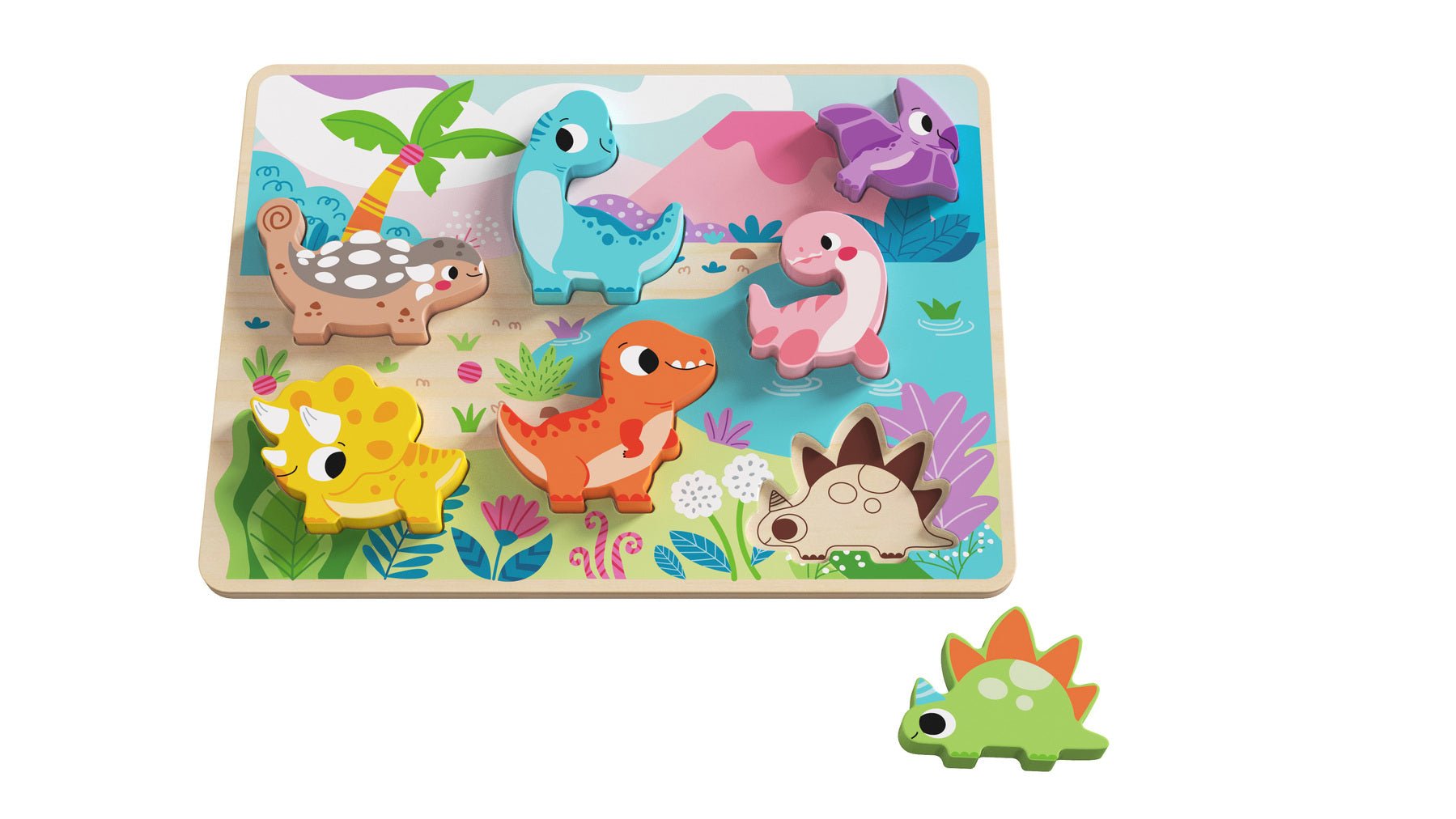 CHUNKY PUZZLE - DINOSAUR - Bamboo Sprout